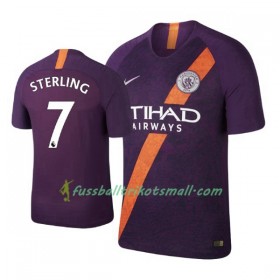 Fußballtrikots Manchester City Sterling 7 2018-2019 Kurzarm Ausweichtrikot kaufen